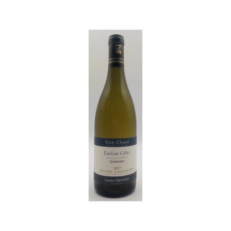 Domaine Thevenet Vire-Clesse Emilian Gillet Cuvee Levroutee | french wine