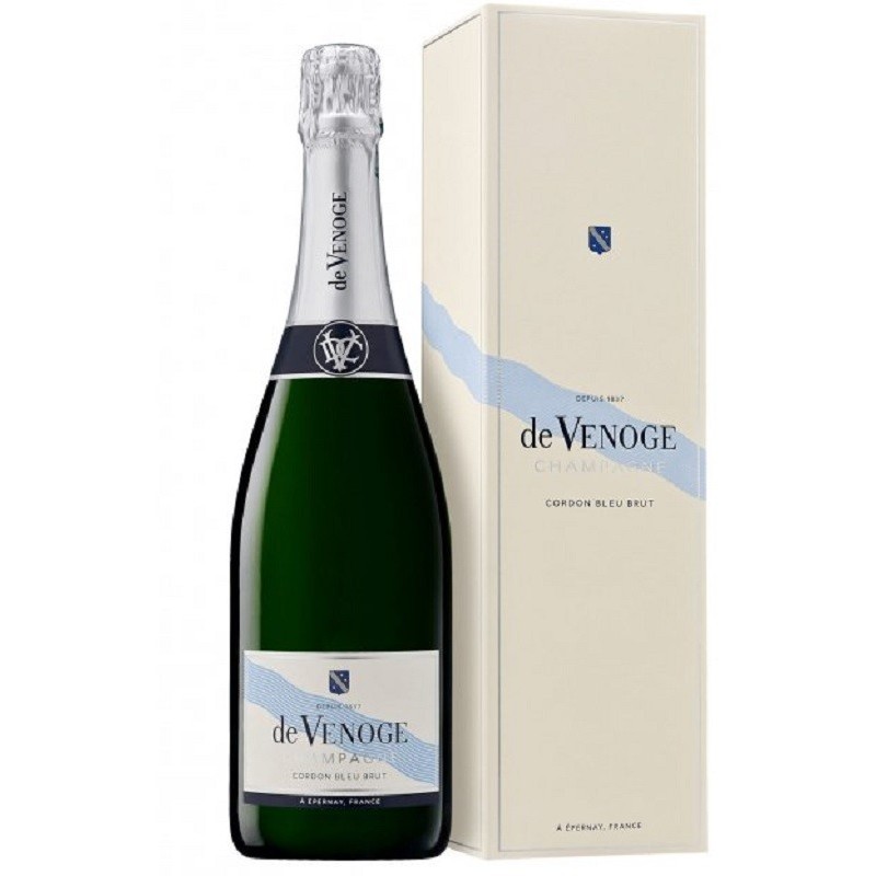 Champagne De Venoge Cordon Bleu - Etui | Champagne