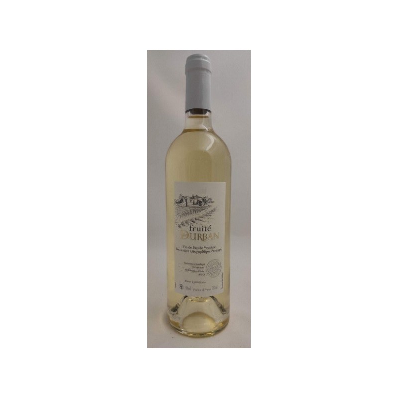 Domaine De Durban Igp Vin De Pays De Vaucluse Blanc Fruité De Durban | french wine