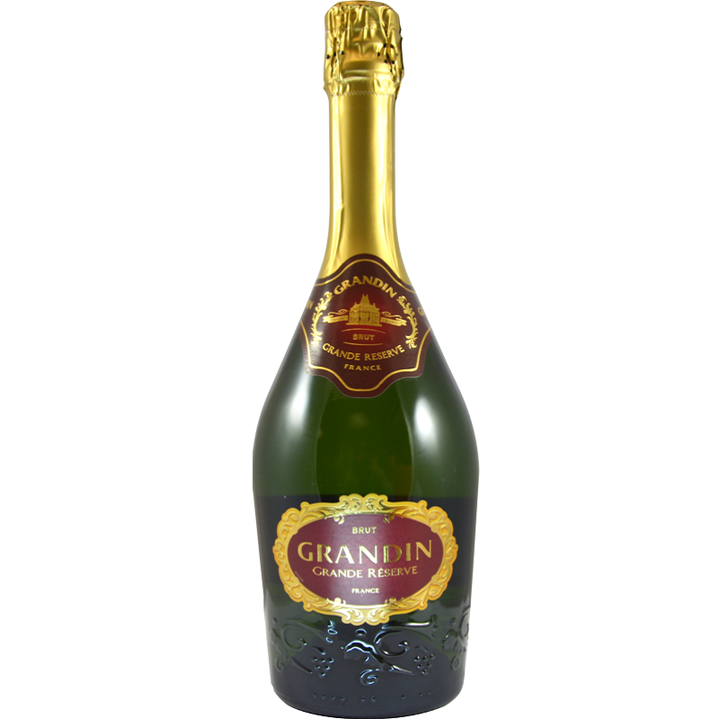 Grandin Grande Reserve Brut Methode Traditionnelle Blanc De Noirs | french sparkling