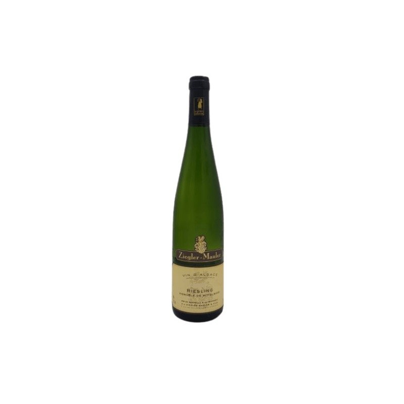 Domaine Ziegler-Mauler - Riesling Vignoble De Mittelwihr - Demi Bouteille | french wine