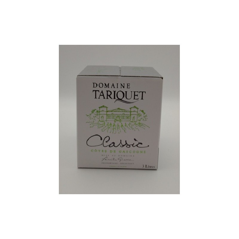 Domaine Tariquet Classic Cubique Bib 3 Litres | french wine