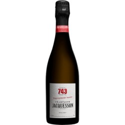 CHAMPAGNE JACQUESSON CUVEE 743 DEGORGEMENT TARDIF |French Champagne...