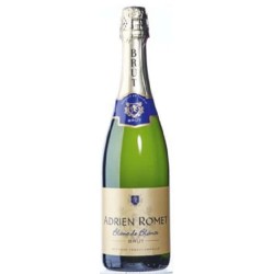 Adrien Romet Blanc De Blanc Petillant Blc 75cl Crd |French Champagn...