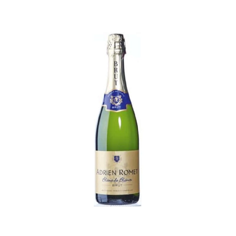 Adrien Romet Blanc De Blanc Petillant Blc 75cl Crd |French Champagn... Adrien Romet Blanc De Blanc Petillant Blc 75cl Crd |French Champagn...