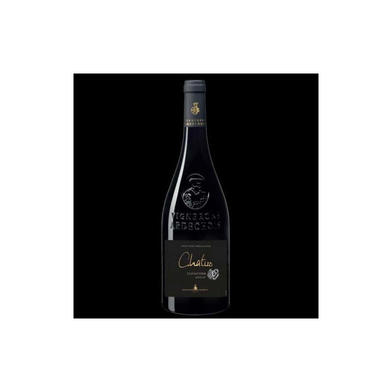 VIGNERONS ARDECHOIS - CHATUS CHATAIGNIER IGP ARDÈCHE ROUGE 75 CL CRD - Vin rouge d'exception