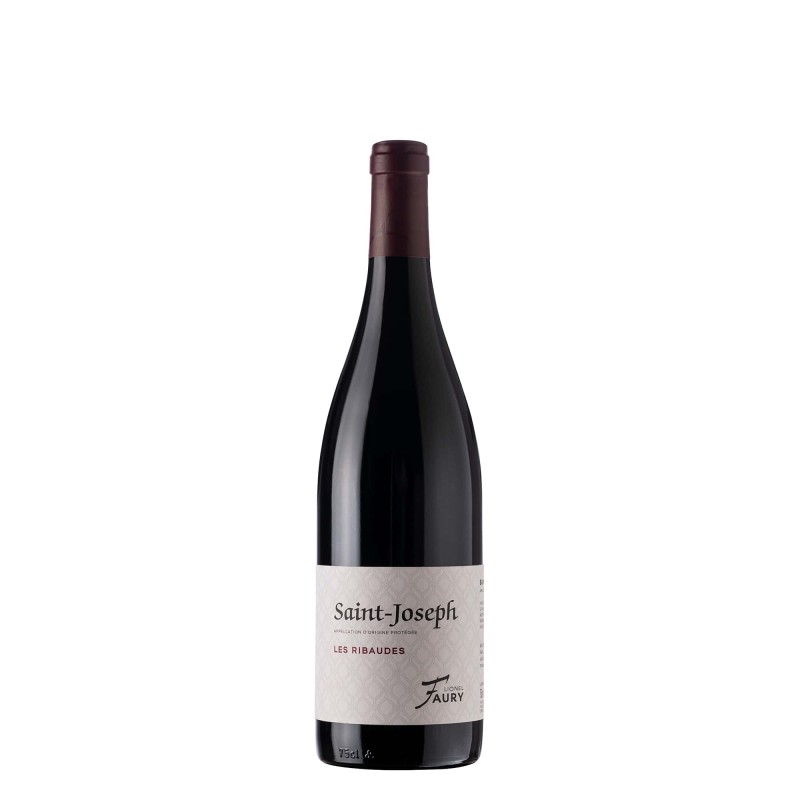 DOMAINE FAURY 'LES RIBAUDES' 2022 SAINT-JOSEPH ROUGE 75 CL CRD - Vin Rouge d'Exception DOMAINE FAURY 'LES RIBAUDES' 2022 SAINT-JOSEPH ROUGE 75 CL CRD - Vin Rouge d'Exception