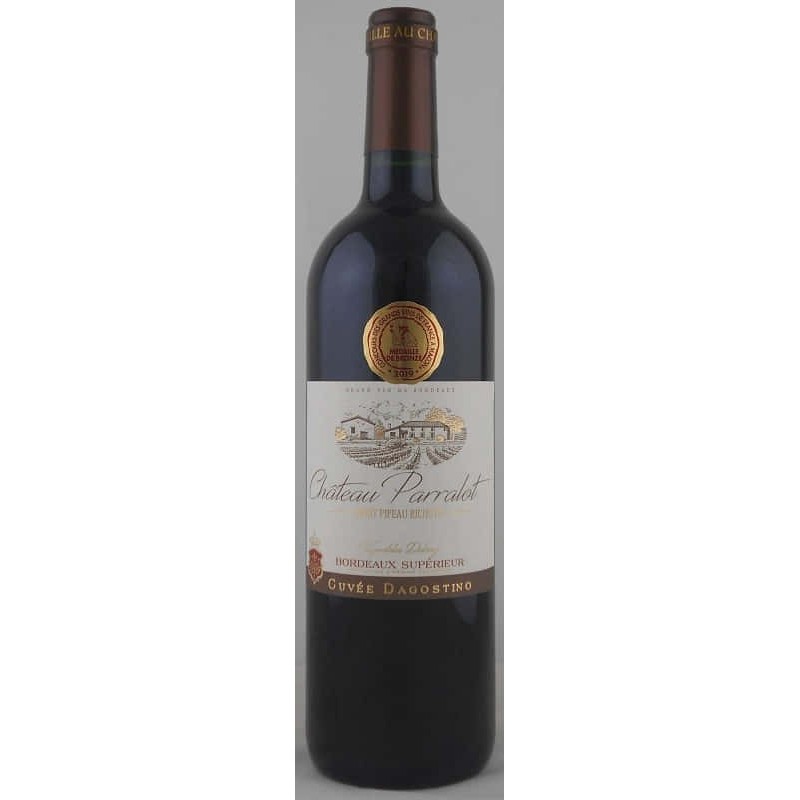 CHÂTEAU PARRALOT CUVEE DAGOSTINO 2023 AOC BORDEAUX SUPERIEUR ROUGE 75 CL CRD - Découvrez ce vin d'exception