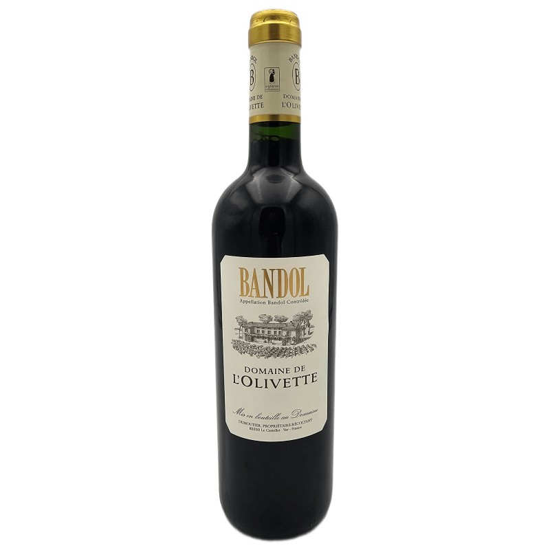 DOMAINE DE L'OLIVETTE BANDOL ROUGE TRADITION 2021 - Vin Rouge de Bandol 75cl DOMAINE DE L'OLIVETTE BANDOL ROUGE TRADITION 2021 - Vin Rouge de Bandol 75cl