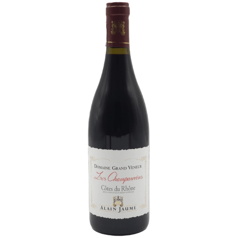 ALAIN JAUME LES CHAMPAUVINS 2023 CÔTES DU RHÔNE VILLAGE ROUGE 1,5 L CRD - VIN BIO - Découvrez ce vin d'exception