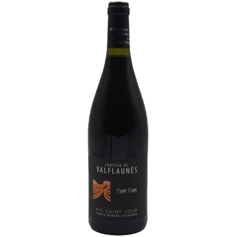 Chateau De Valflaunes Pic Saint-Loup T'em T'em | French Red Wine
