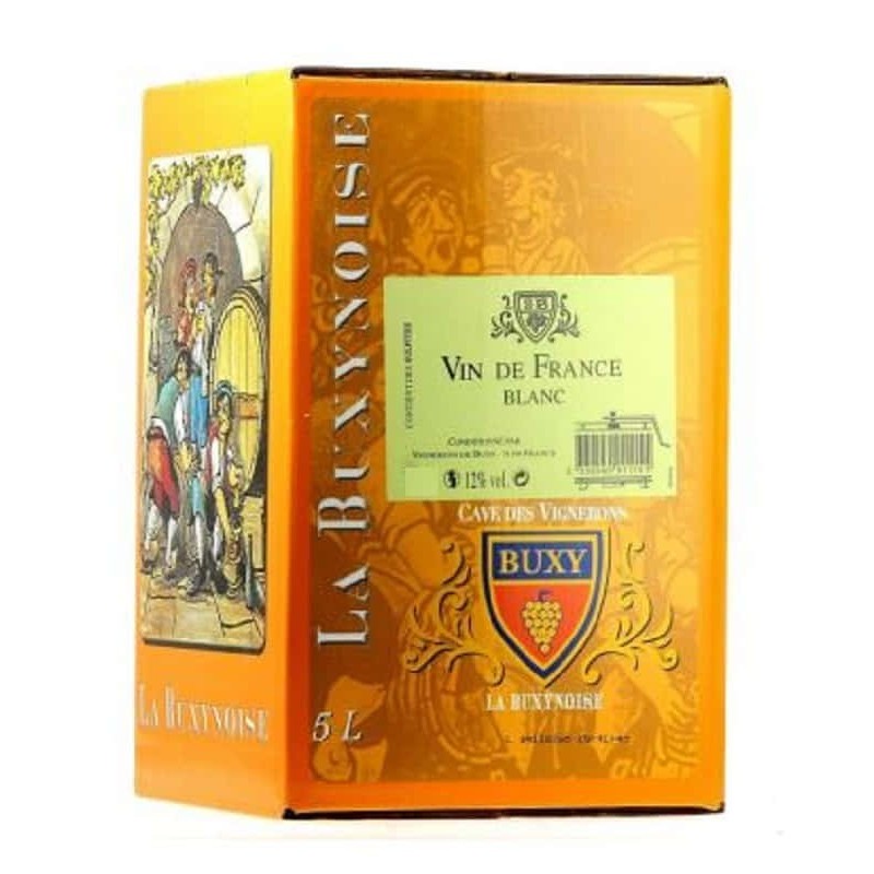 Les Vignerons De Buxy - Vin De France Blanc Bib 10 Litres | French ...
