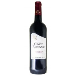 VIGNOBLES LUMEAU "GRAND ROUSSEAU" 2022 BORDEAUX AOC ROUGE 75 CL CRD - Vin Rouge de Qualité