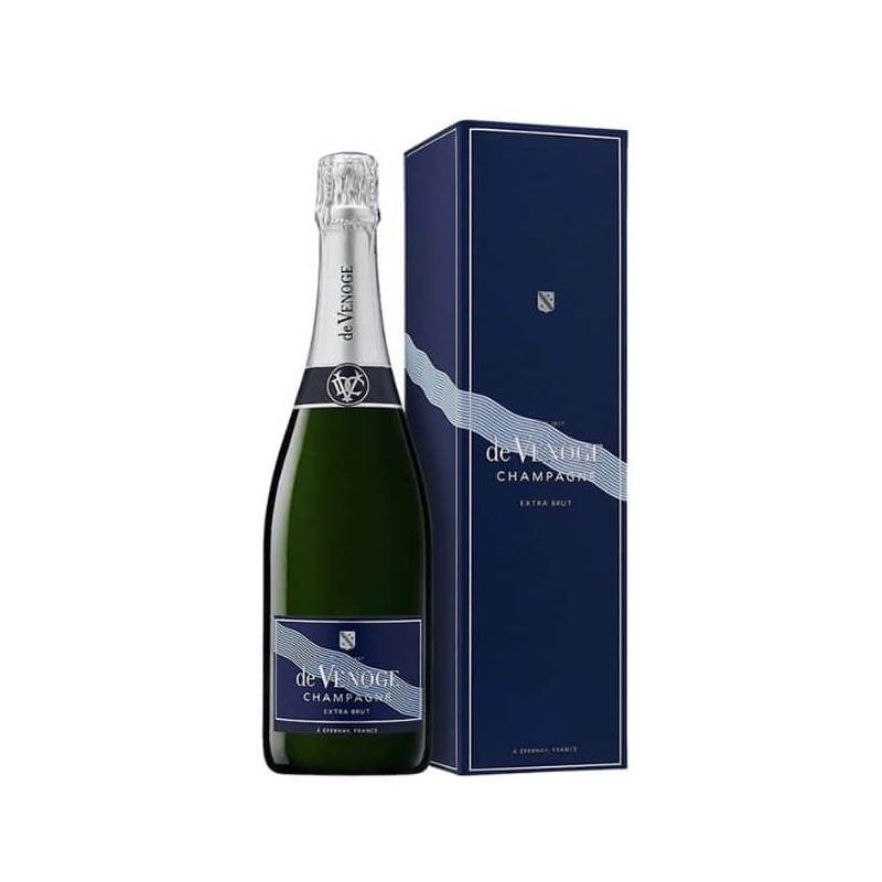 De Venoge Extra Brut Etui Champagne Blc 75cl Crd |French Champagnes...