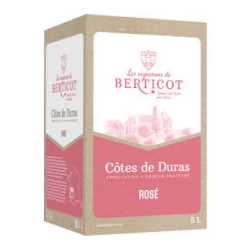 Les Vignerons De Berticot Cotes De Duras - Bib 5 Litres | French Ro...