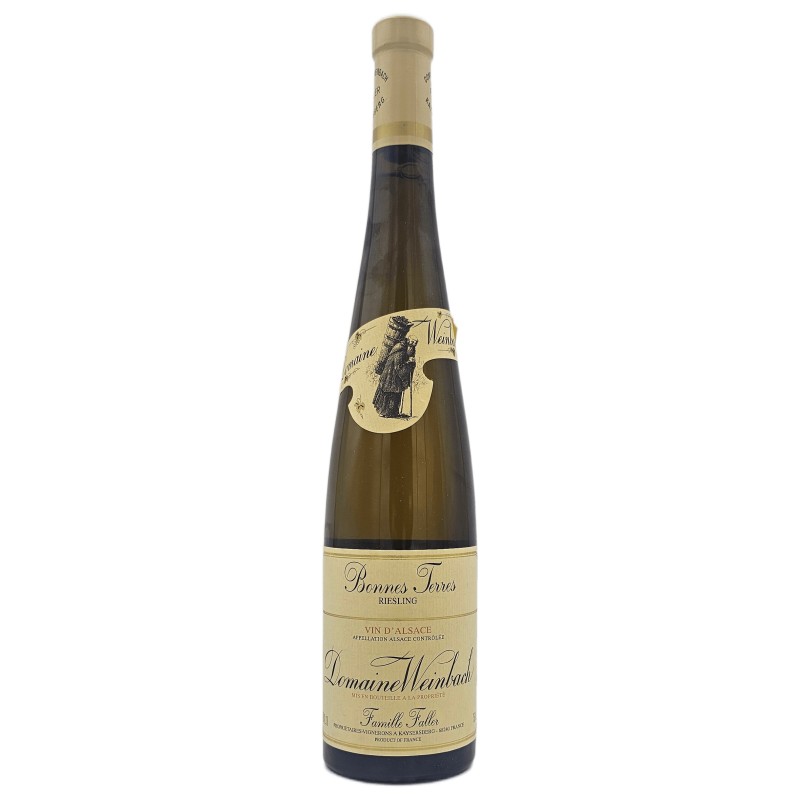 FAHLER (DOMAINE WEINBACH) "BONNES TERRES" 2024 RIESLING BLANC 75 CL CRD - VIN BIO | Vin d'Alsace d'exception