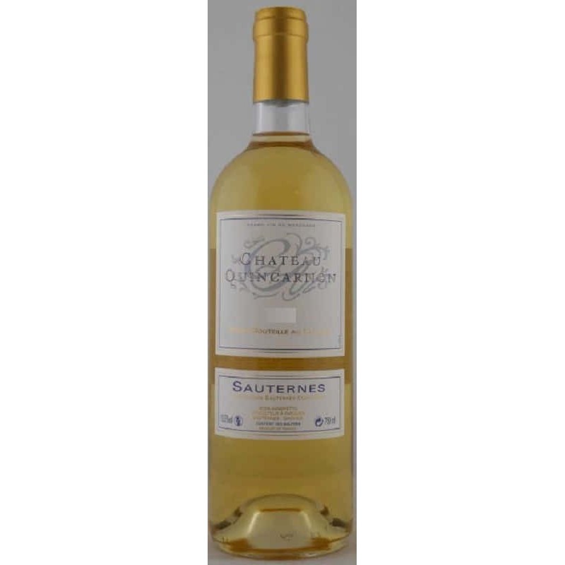 Château Quincarnon - Sauternes Moelleux - Demi Bouteille | French W...