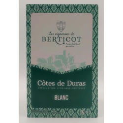 Les Vignerons De Berticot Cotes De Duras - Bib 5 Litres | French Wh...