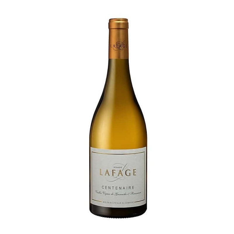 DOMAINE LAFAGE CENTENAIRE 2024 CÔTES CATALANES BLANC 75 CL CRD - Vin de Qualité Exceptionnelle