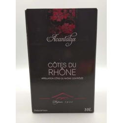 Les Vignerons De Tavel - Cotes Du Rhone Rouge Acantalys Bib 10 Litr...