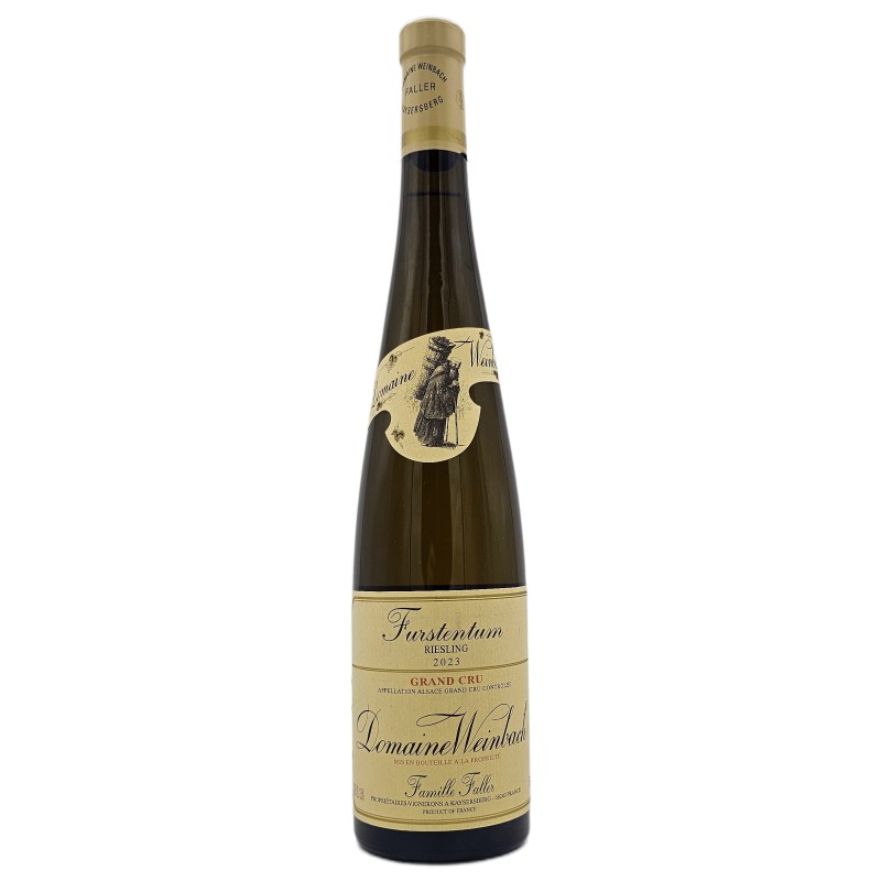FAHLER (DOMAINE WEINBACH) CUVEE GRAND CRU FURSTENTUM 2023 RIESLING BLANC 75 CL CRD - Vin d'Alsace d'exception