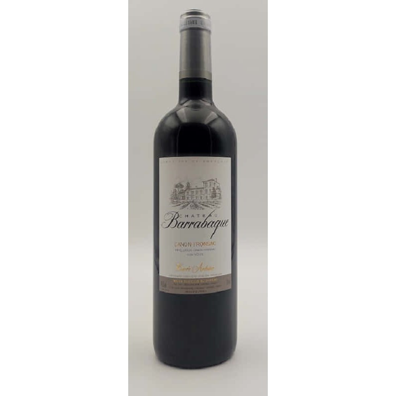 CHATEAU BARRABAQUE "ANTOINE" 2022 CANON-FRONSAC ROUGE 75 CL ACQUIT - Découvrez ce vin d'exception