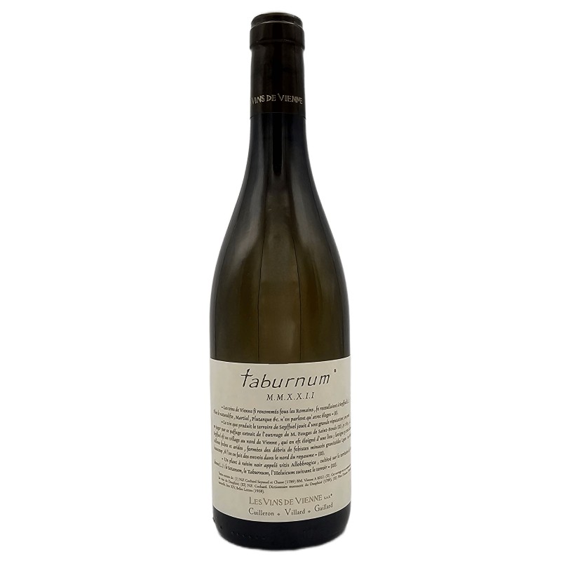 LES VINS DE VIENNE "TABURNUM" VIOGNIER 2022 IGP COLLINES RHODANIENNES BLANC 75 CL CRD - Découvrez ce délicieux vin blanc!