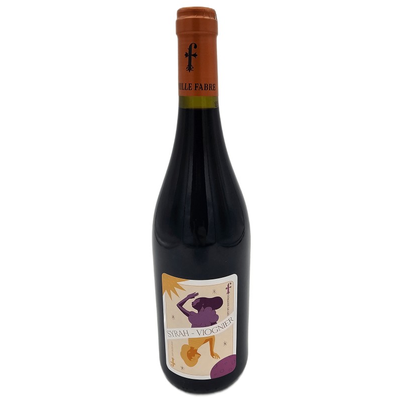 FAMILLE FABRE/ DOMAINE DE LUC "SYRAH VIOGNIER" 2024 PAYS D'OC ROUGE BIO 75 CL CRD - Vin Rouge Biologique de Qualité