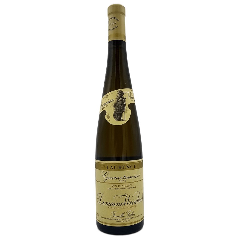 FAHLER (DOMAINE WEINBACH) "CUVÉE LAURENCE" 2023 GEWURZTRAMINER BLANC 75 CL CRD - VIN BIO - Découvrez ce vin blanc d'exception