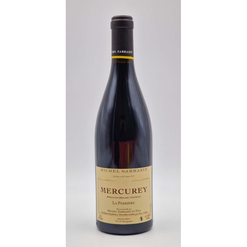 DOMAINE SARRAZIN "LA PERRIERE" 2023 MERCUREY ROUGE 75 CL CRD - Découvrez ce vin rouge de Bourgogne
