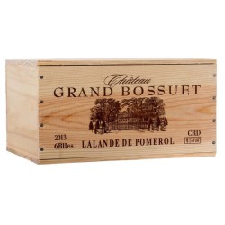 CHÂTEAU GRAND BOSSUET 2023 LALANDE DE POMEROL ROUGE 75 CL CRD - CAISSE BOIS DE 6 BT
