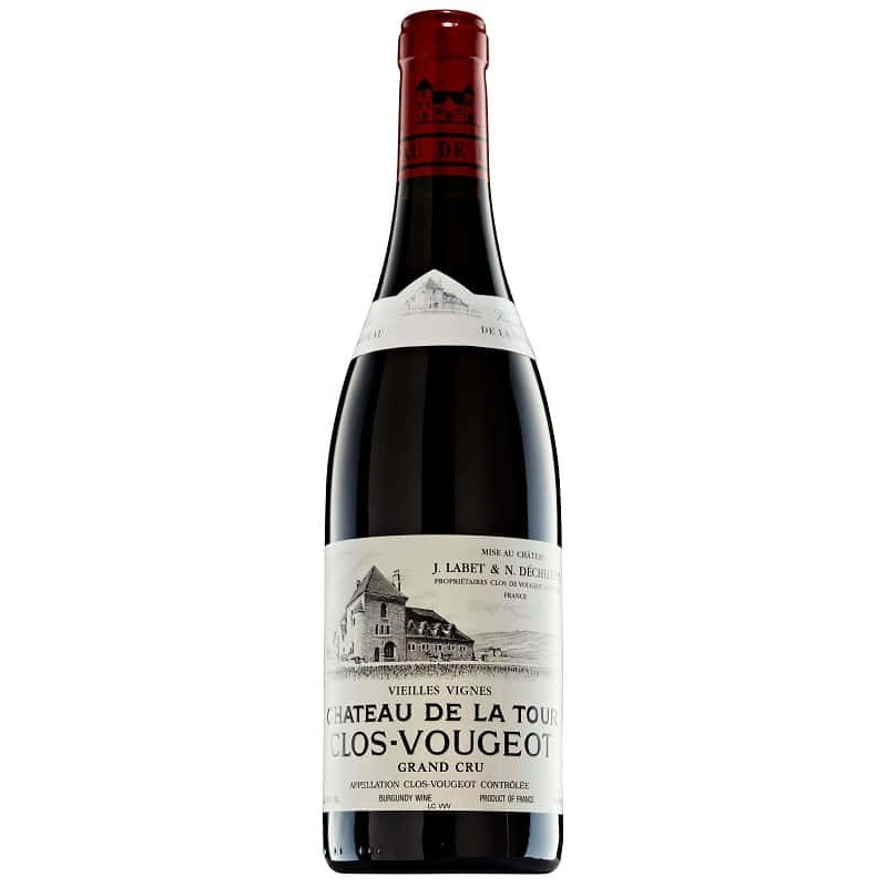 Domaine Pierre Labet Chateau De La Tour Clos-Vougeot Vieilles Vignes Grand Cru - Exquisite Burgundian Red Wine