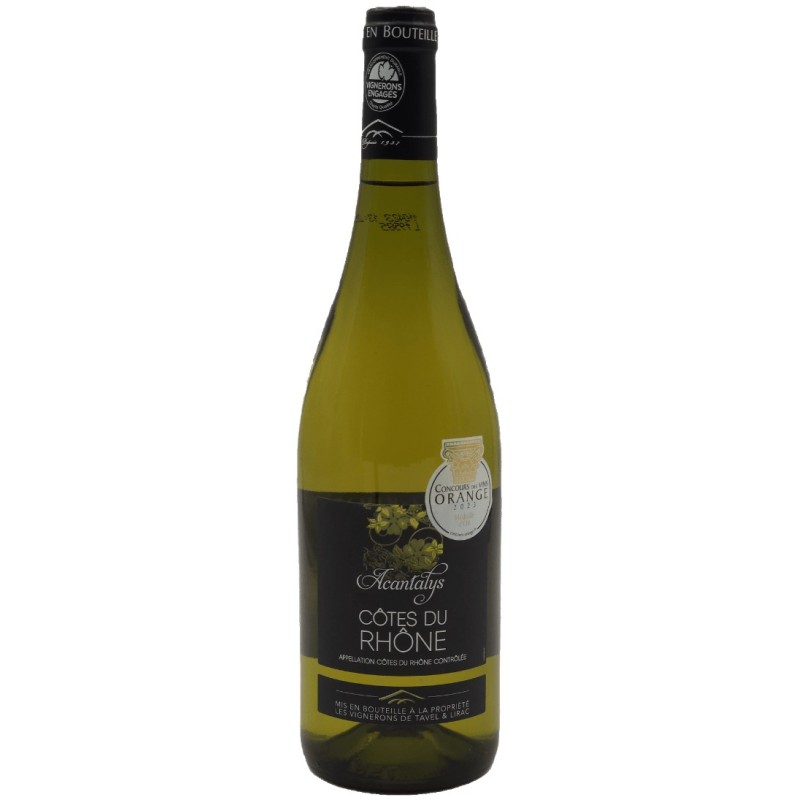 Les Vignerons De Tavel - Cotes Du Rhone Blanc Acantalys | French Wh...