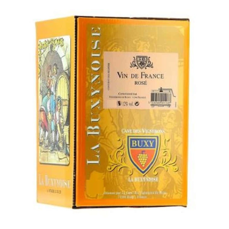 Les Vignerons De Buxy - Vin De France Rose Bib 5 Litres | French Ro...