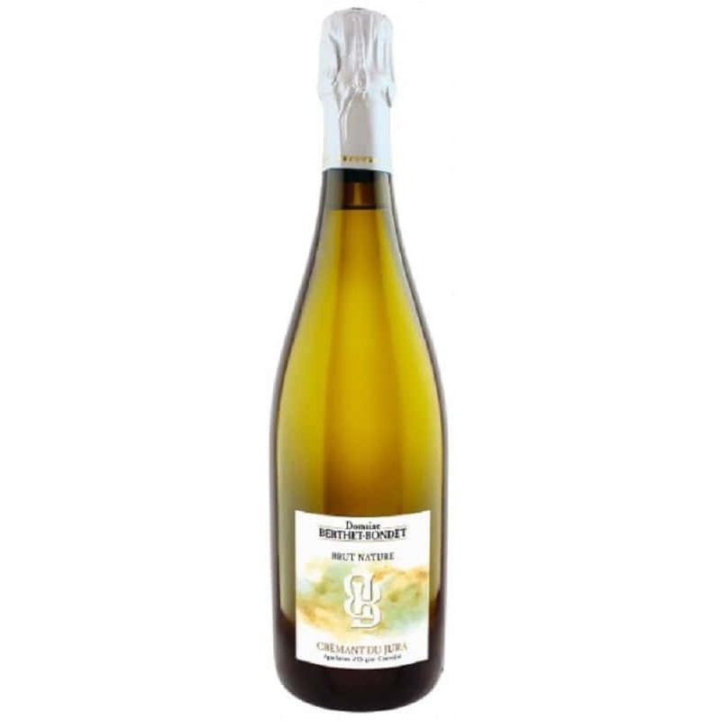Berthet-Bondet Cremant Brut Nature Jura Blc Bio 75cl Crd |French Ch...