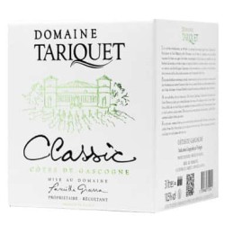 Domaine Tariquet Classic Cubique Bib 3 Litres | French White Wine