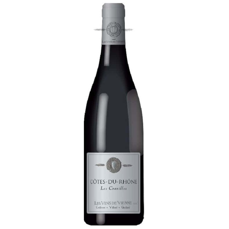 LES VINS DE VIENNE LES CRANILLES 2023 CÔTES DU RHÔNE ROUGE 75 CL CRD - Découvrez ce vin d'exception