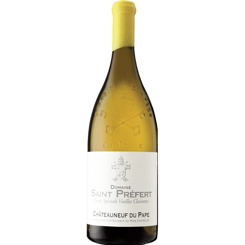 Domaine Saint-Prefert Chateauneuf-Du-Pape Blanc Cuvee Speciale Viei...