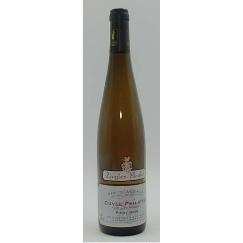 DOMAINE ZIEGLER-MAULER - PINOT GRIS VIEILLES VIGNES CUVEE PHILIPPE 2023 PINOT GRIS BLANC 75 CL CRD