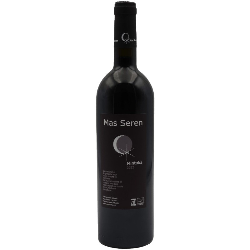 Mas Seren Mintaka 2023 - Organic Red Wine 75cl