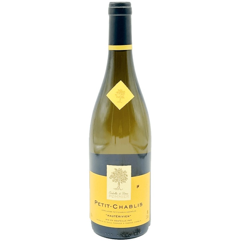 Domaine Pommier Petit Chablis Hauterivien - Vin Bio 2023 - Organic White Wine 75cl