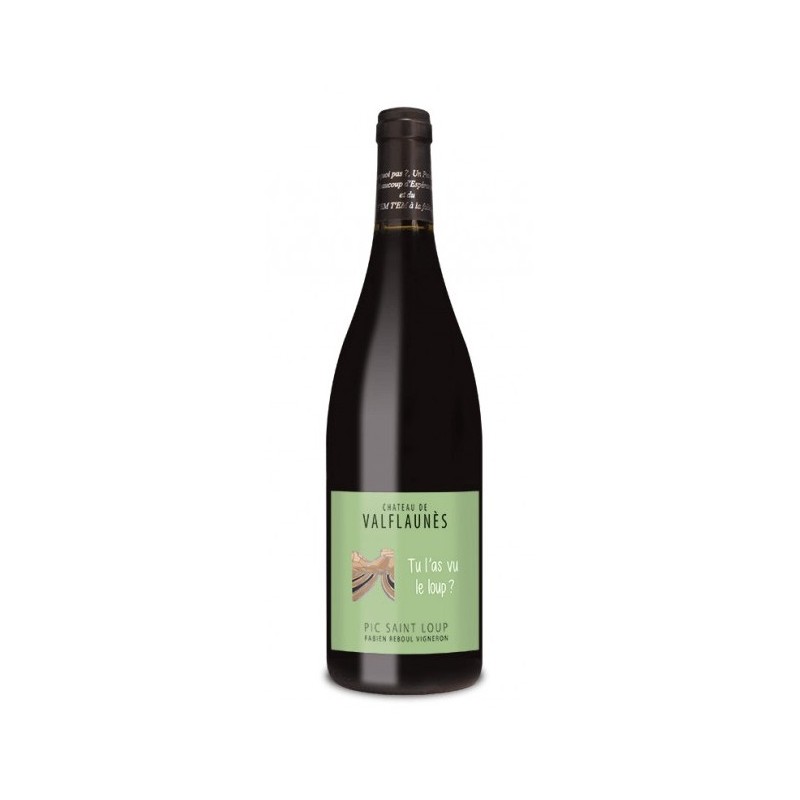 Chateau De Valflaunes Pic Saint-Loup Tu l'as vu le loup ? - Wine 75cl