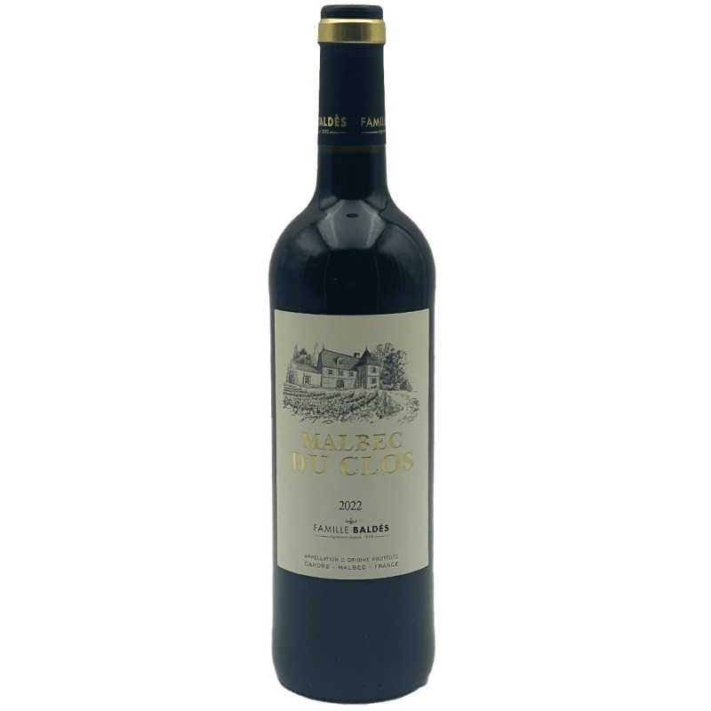 Clos Triguedina - Cahors Malbec Du Clos 2022 - Red Wine 75cl