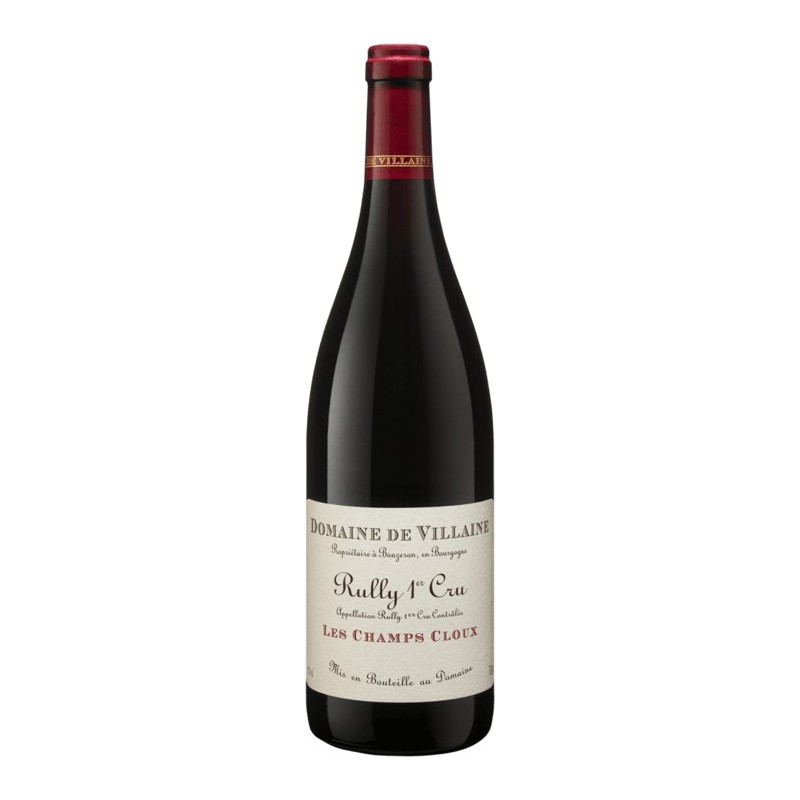 DOMAINE DE VILLAINE "LES CHAMPS CLOUX" 2022 RULLY ROUGE 75 CL CRD - VIN BIO - French Wine 75cl