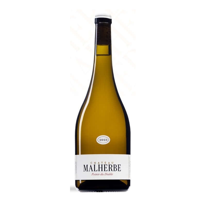 CHATEAU MALHERBE "POINTE DU DIABLE" 2023 COTES DE PROVENCE BLANC 75 CL CRD - French Wine 75cl