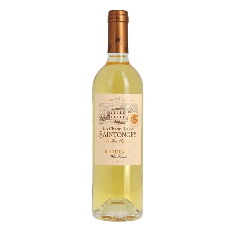 LES HAUTS DE PALETTE "LES CHARMILLES DE SAINTONGEY VIEILLES VIGNES" 2024 BORDEAUX AOC BLANC MOELLEUX 75 CL CRD - French Wine 75c