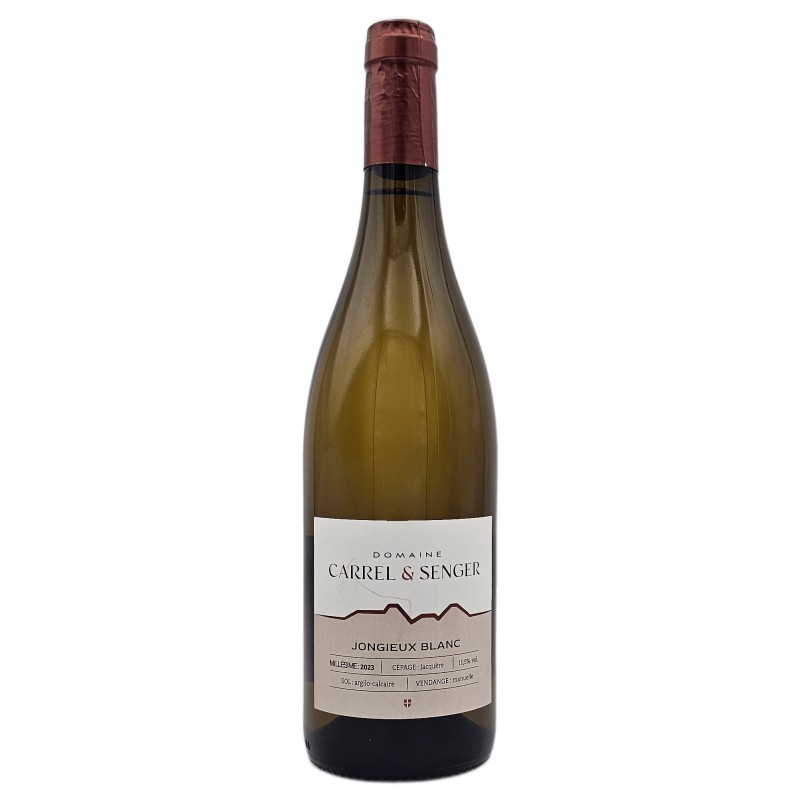 CARREL&SENGER "JONGIEUX BLANC" 2023 SAVOIE BLANC 75 CL CRD - French Wine 75cl