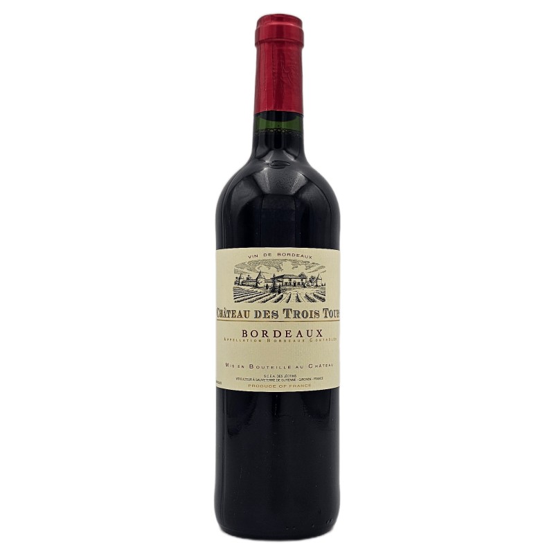 Château Les Trois Tours - Bordeaux Rouge 2022 - Red Wine 75cl
