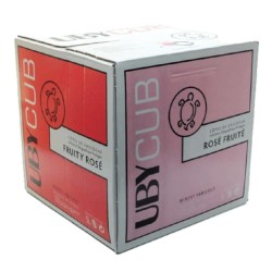 Domaine Uby Cub Rose Frais Et Fruite 5 Litres - Rosé Wine 5L Bag-in-Box