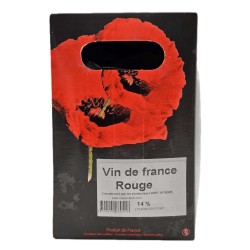 Les Vignerons De Tavel - Vin De France Rouge Bib 5 Litres - Red Wine 5L Bag-in-Box